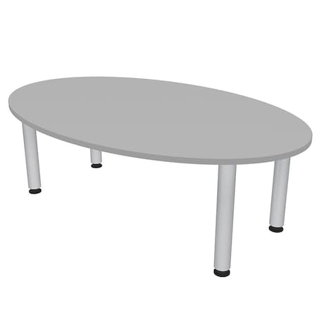Skutchi Designs 33.5 in W, 59.5 in L, 29 in H, Engineered Wood Top, Grey HAR-OVL-34X60-PT-01